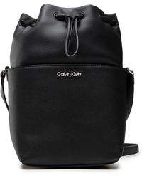 Calvin Klein - Handtasche ck must bucket bag sm k60k609124 bax - Lyst