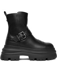 Buffalo - Stiefeletten Dione Biker Boot Mid 1270127 - Lyst