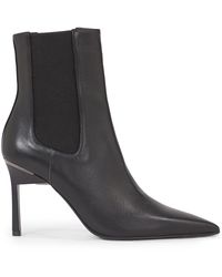 Calvin Klein - Stiefeletten geo stiletto chelsea boot 90 hw0hw01708 ck black beh - Lyst