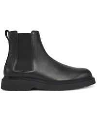 Calvin Klein - Klassische Stiefeletten Combat Ess Chelsea Boot Lth Ym0Ym01374 - Lyst