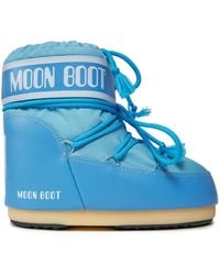 Moon Boot - Schneeschuhe low nylon 14093400015 alaskan blue 015 - Lyst