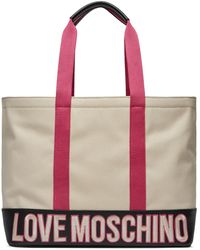 Love Moschino - Handtasche jc4036pp1ilf110b natur/nero/w.fuxia - Lyst