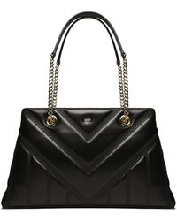 DKNY - Handtasche becca tote r31abw81 blk/gold bgd - Lyst