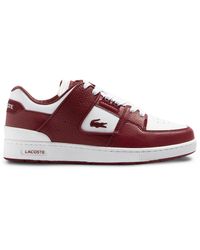 Lacoste - Sneakers court cage 746sma0044 wht/burg 2g1 - Lyst