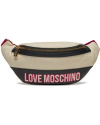 Love Moschino - Handtasche jc4040pp1ilf110b natur/nero/fuxia - Lyst