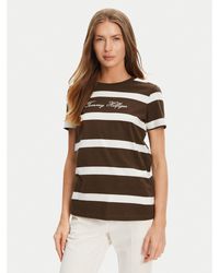 Tommy Hilfiger - T-Shirt Script Ww0Ww45746 Regular Fit - Lyst