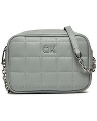 Calvin Klein - Handtasche ck square quilt k60k612331 pigeon peb - Lyst