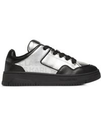 Karl Lagerfeld - Sneakers klj53020 mid grey lthr w/black - Lyst