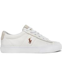 Polo Ralph Lauren - Sneakers Aus Stoff Sayer 816749369003 Weiß - Lyst