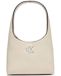 Calvin Klein - Handtasche Minimal Monogram Shoulder Bag K60K610843 - Lyst