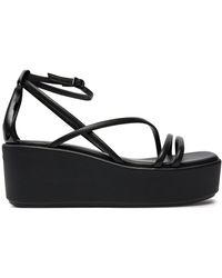 Calvin Klein - Sandalen wedge sandal 30 lth hw0hw01949 black beh - Lyst