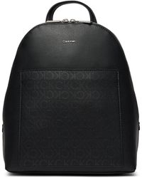 Calvin Klein - Rucksack ck must dome backpack_epi mono k60k611442 black mono 0gj - Lyst