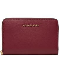 MICHAEL Michael Kors - Kleine Damen Geldbörse Jet Set Small Leather 32F4Gj6D0L - Lyst