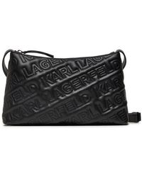 Karl Lagerfeld - Handtasche 241W3023 Black - Lyst