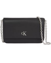 Calvin Klein - Handtasche minimal monogram w ph/cb19 t k60k611971 black beh - Lyst