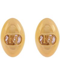 Elisabetta Franchi - Ohrclips Or-46M-52E2-V180 - Lyst