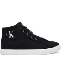Calvin Klein - Sneakers Ess Vulc Mid Cv Mg Wn Yw0Yw01761 - Lyst
