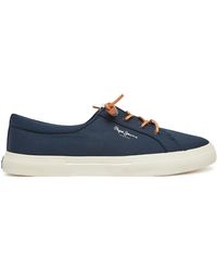 Pepe Jeans - Sneakers Aus Stoff Kenton Block W Pls31590 - Lyst