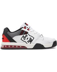 Dc - Sneakers versatile adys200075 white/black/red xwkr - Lyst