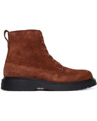 Calvin Klein - Schnürschuhe Combat Ess Lace Up Zip Boot Su Ym0Ym01371 - Lyst