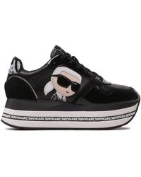 Karl Lagerfeld - Sneakers kl64930n black lthr/suede - Lyst