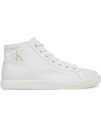 Calvin Klein - Sneakers Ess Vulc Mid Cv Mg Wn Yw0Yw01761 - Lyst