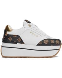 Guess - Sneakers Camrio4 Flpcm4 Fal12 Weiß - Lyst