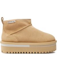 Tommy Hilfiger - Schneeschuhe Tjw Suede Flatform Boot Wl En0En02599 - Lyst