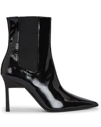 Calvin Klein - Stiefeletten Geo Stiletto Chelsea Boot 90-Pat Hw0Hw01809 - Lyst