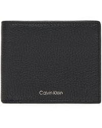 Calvin Klein - Große Herren Geldbörse Ck Leather Billfold W Zip Coin Lv04D1028G - Lyst