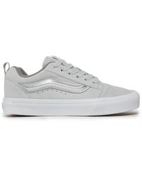 Vans - Sneakers aus stoff knu skool vn0009qcx1k1 silver/true white - Lyst