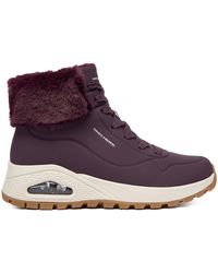 Skechers - Stiefeletten Uno Rugged 167274/Wine - Lyst