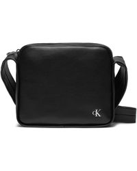 Calvin Klein - Handtasche block sq camerabag21 pu k60k611468 black beh - Lyst
