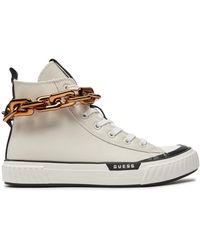 Guess - Sneakers Fljnly Ele12 Weiß - Lyst
