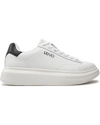Liu Jo - Sneakers big 01 7b4027 px474 white/black s1005 - Lyst