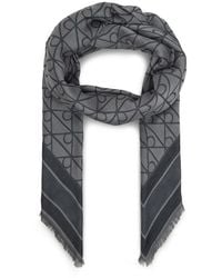 Calvin Klein - Tuch Emblem Aop Jacquard Square Scarf Lv04F8080G - Lyst