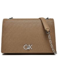 Calvin Klein - Handtasche Ck Medium Conv Shoulder Bag_Mono K60K613138 - Lyst