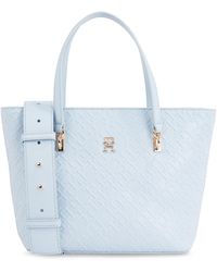 Tommy Hilfiger - Handtasche Th Refined Mini Tote Mono Aw0Aw16002 - Lyst
