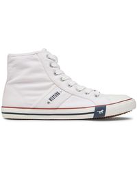 Mustang - Sneakers aus stoff 4058-505-1 weiss - Lyst