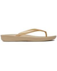 Fitflop - Zehentrenner iqushion e54 gold 010 - Lyst
