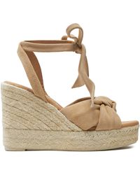 Manebí - Espadrilles Hamptons Wedge Espadrilles With Knot M 1.1 Ws - Lyst