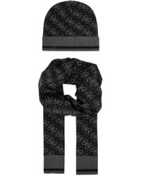 Guess - Set Schal Und Mütze Gfboxm P6102 - Lyst