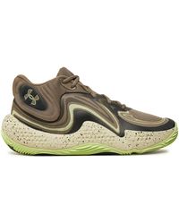 Under Armour - Basketballschuhe Ua Spawn 6 Mid Camo 3028338-200 - Lyst