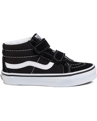 Vans - Sneakers sk8-mid reissue v vn00018t6bt1 black/true white - Lyst