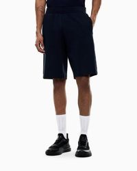 EA7 - Bermuda Logo Series En Interlock Marine - Lyst