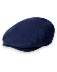 Hackett - Casquette Hrbone Flat Marine - Lyst