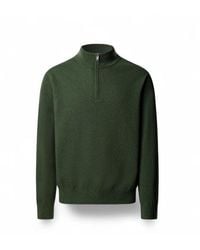 Hackett - Pull À Fermeture Éclair Merino Cash Mix Hzip - Lyst