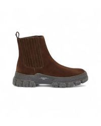 Weekend by Maxmara - Bottines En Cuir Genepi - Lyst