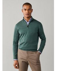 Hackett - Pull À Fermeture Éclair Ess Merino Hzip - Lyst