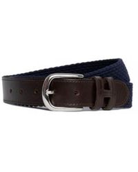 Hackett - Ceinture Parachute En Cuir - Lyst
